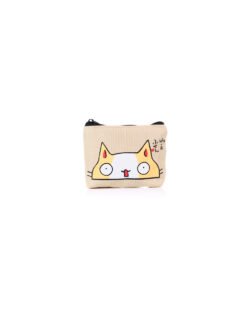 monedero gato amarillo