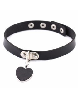 collar choker encaje corazon