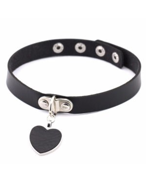 collar choker encaje corazon