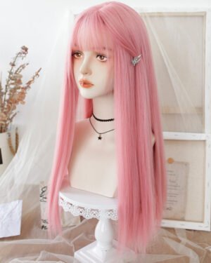 peluca rosa clara pastel (copia)