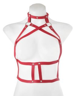 arnes erotico pecho cruzado y cintura mujer