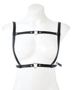 arnes erotico pecho aspliques de corazon mujer