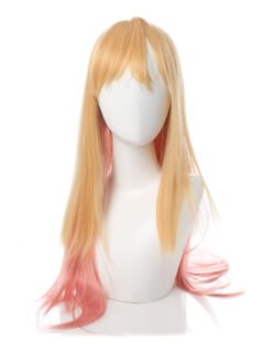 Pelucas peluca degradada amarilla y rosa (copia)