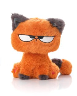 peluche gato naranja enojado